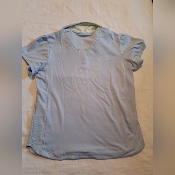 Turtles & Tees girls size XL or 14/16 light blue and green girls golf wear GUC - Picture 8 of 13